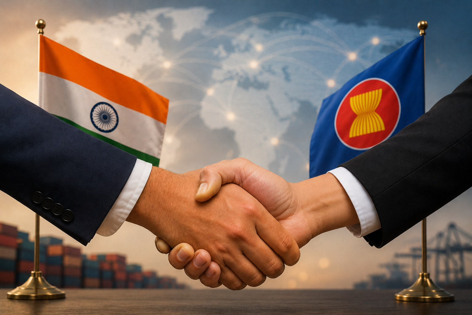 What must India do to improve its export competitiveness with ASEAN?