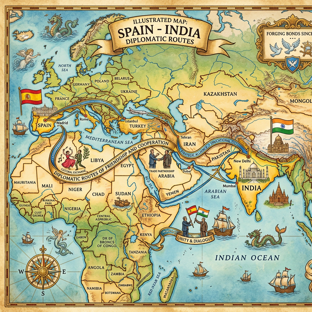 70 years of Evolving Partnership between India and Spain